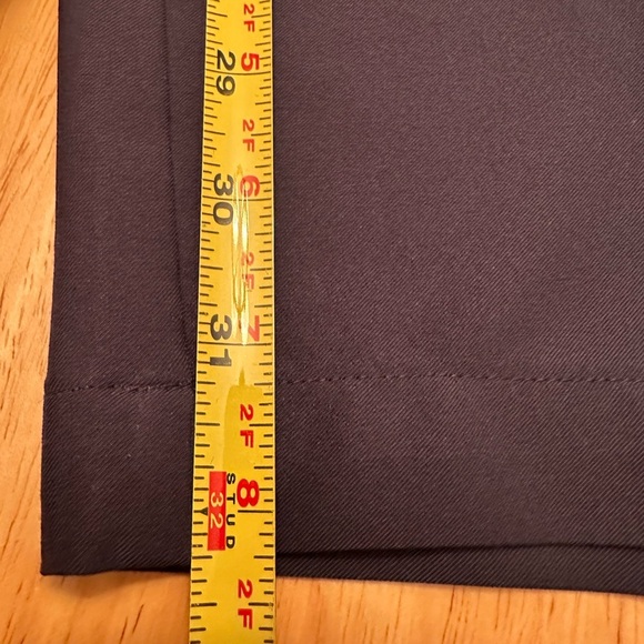 Dunning Mens 36x32 Everbest Blue Golf Performance Straight Leg Flat Front Pants - Picture 9 of 9